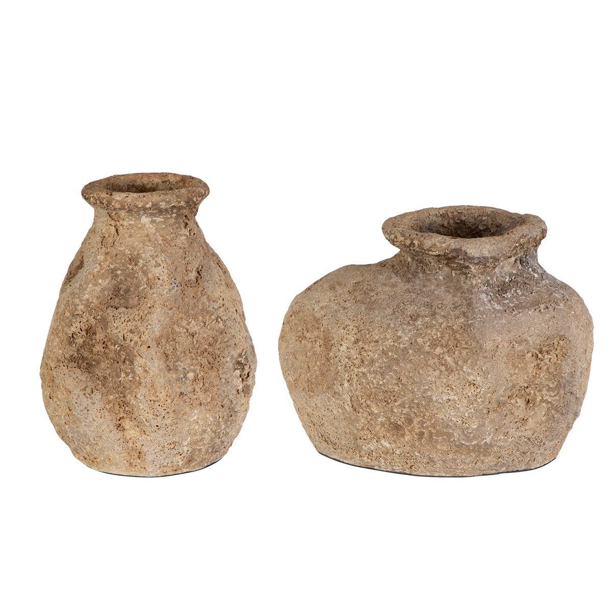 Ancient Echos Indoor-Outdoor Vases, S/2 - decor accents and accessories for every room | Image 7 | InSTYLE Home & Rugs