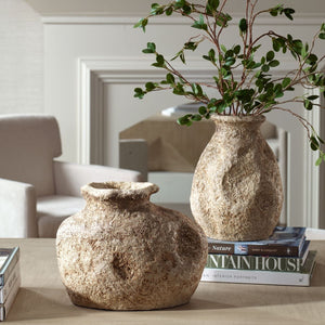 Ancient Echos Indoor-Outdoor Vases, S/2 - decor accents and accessories for every room | Image 1 | InSTYLE Home & Rugs