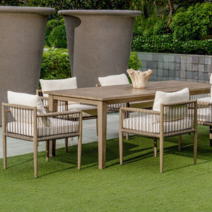Teak Flow Indoor-Outdoor Bowl, Natural - modern decorative bowl for displaying fruit or decorative items | Image 9 | InSTYLE Home & Rugs