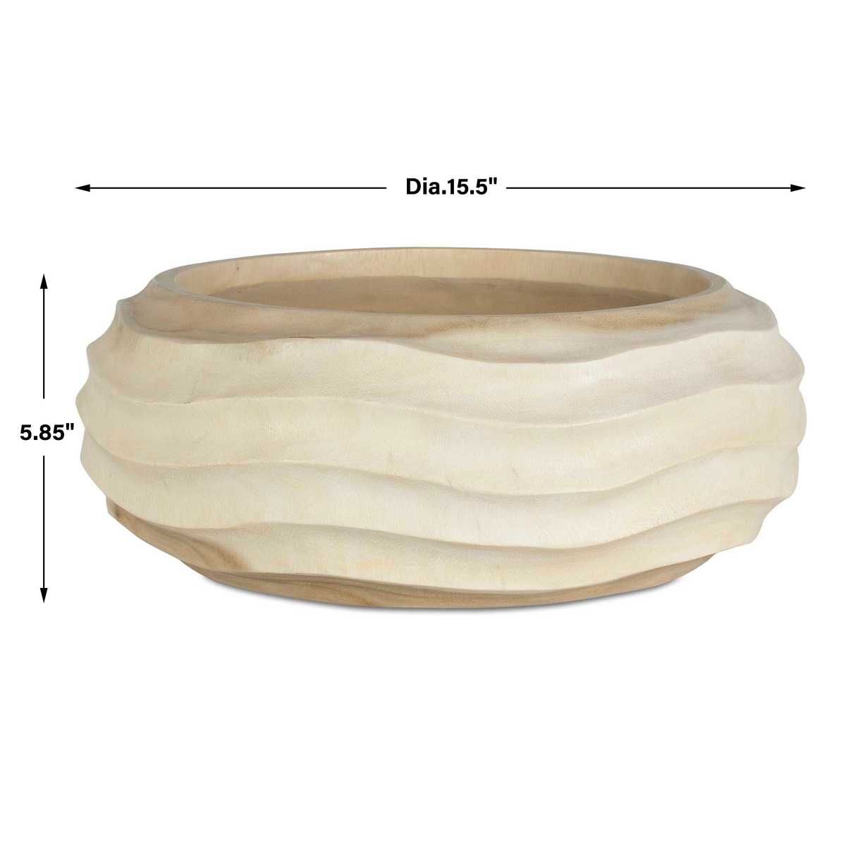 Waveform Bowl - modern decorative bowl for displaying fruit or decorative items | Image 10 | InSTYLE Home & Rugs