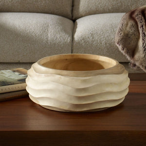 Waveform Bowl - modern decorative bowl for displaying fruit or decorative items | Image 5 | InSTYLE Home & Rugs