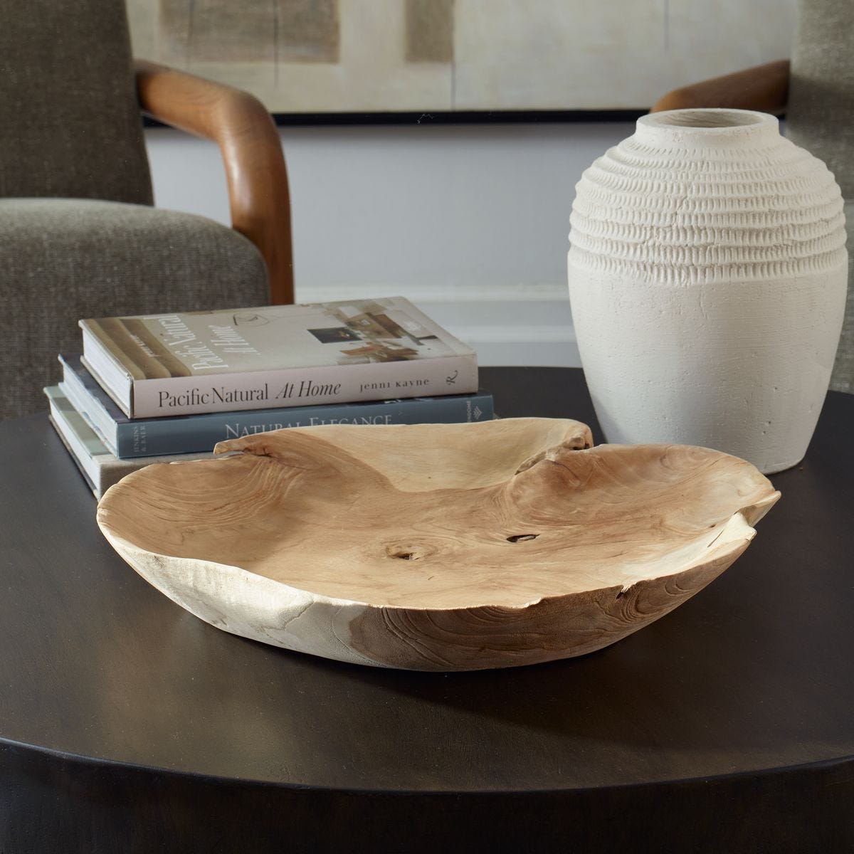 Organic Embrace Indoor-Outdoor Bowl - elegant decorative bowl for a unique centerpiece in any room | Image 7 | InSTYLE Home & Rugs