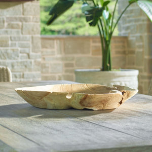 Organic Embrace Indoor-Outdoor Bowl - elegant decorative bowl for a unique centerpiece in any room | Image 3 | InSTYLE Home & Rugs