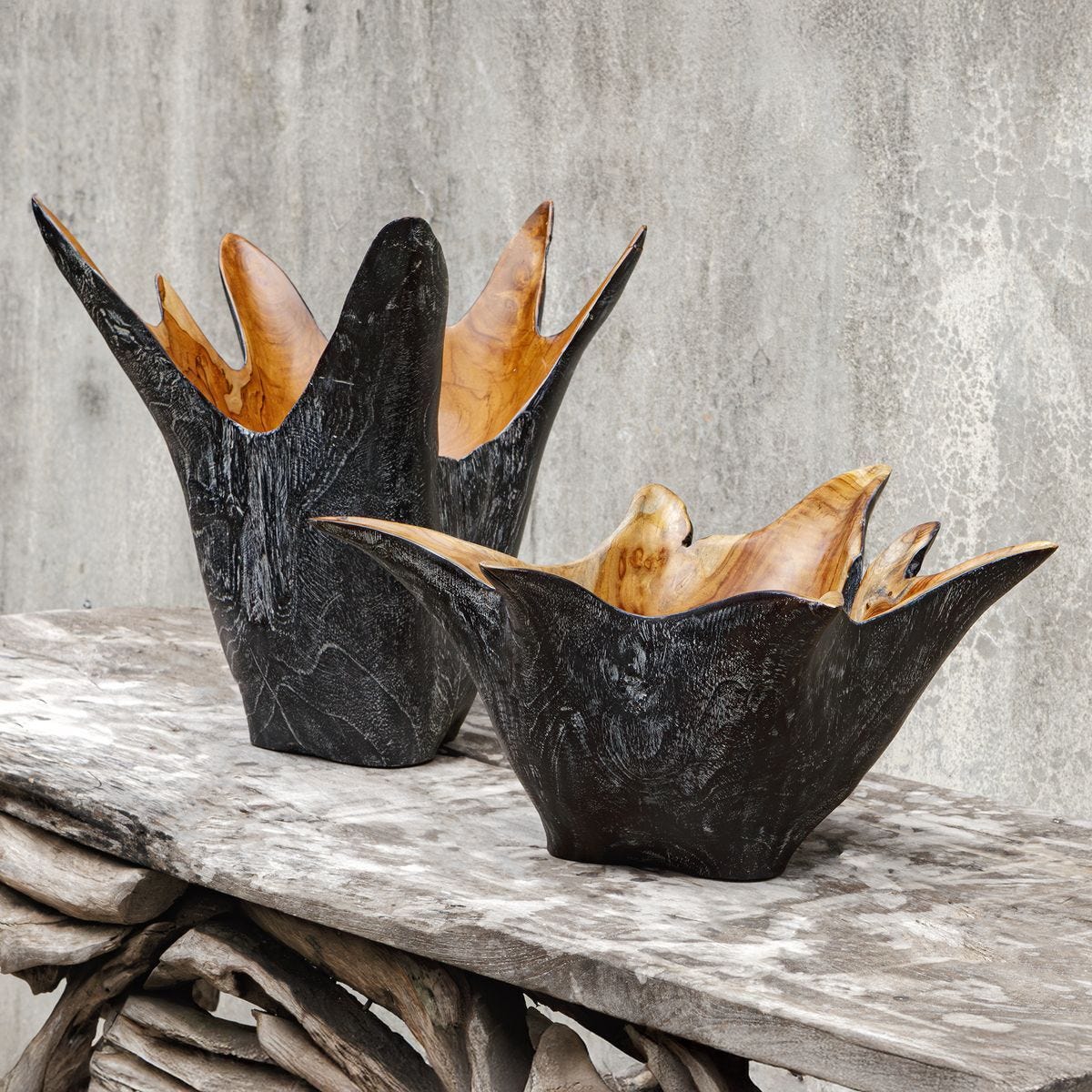 Starpetal Indoor-Outdoor Bowls,S/2 - decor accents and accessories for every room | Image 9 | InSTYLE Home & Rugs