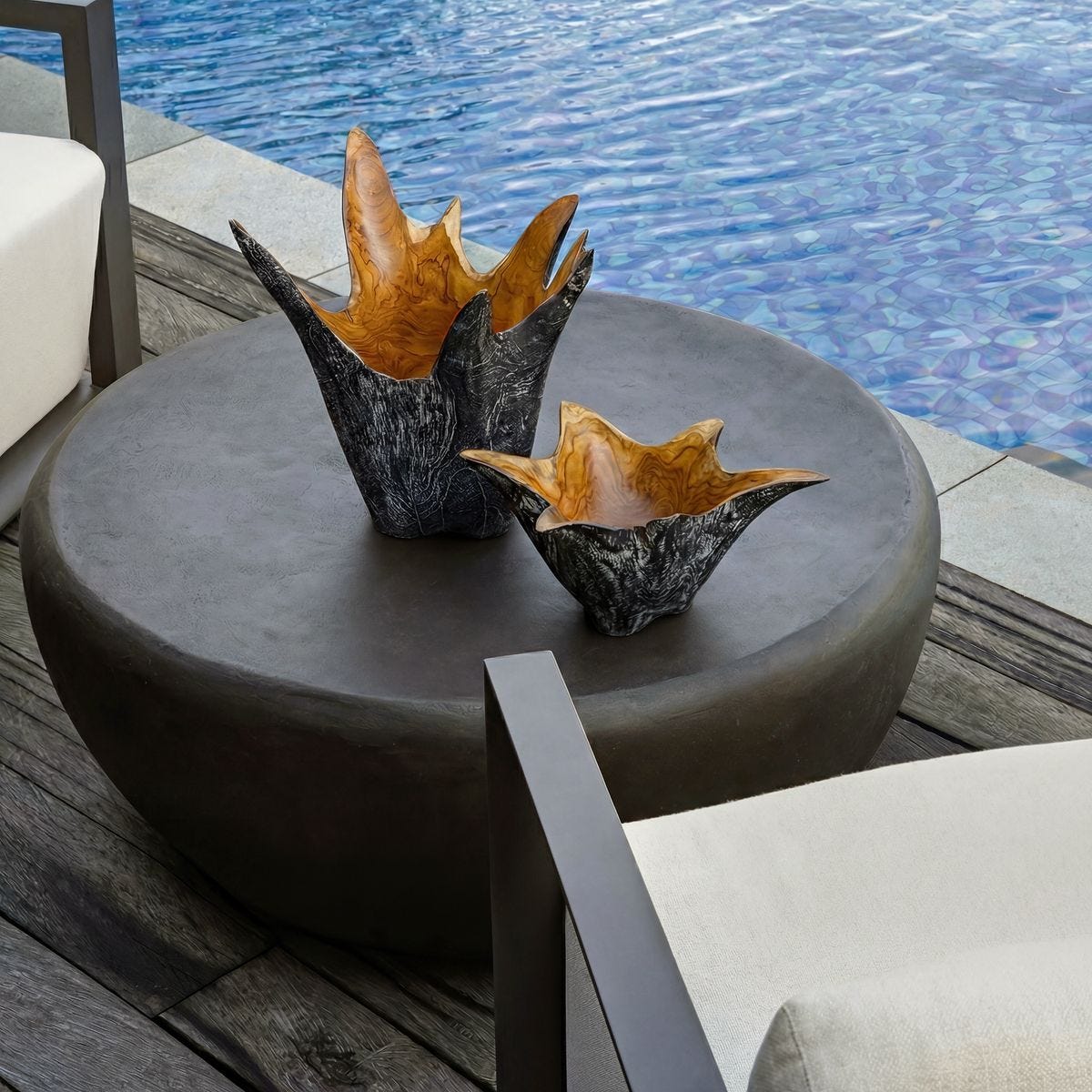 Starpetal Indoor-Outdoor Bowls,S/2 - decor accents and accessories for every room | Image 10 | InSTYLE Home & Rugs