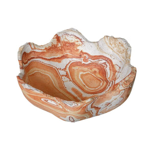 Sahara Bloom Indoor-Outdoor Bowl - elegant decorative bowl for a unique centerpiece in any room | Image 6 | InSTYLE Home & Rugs