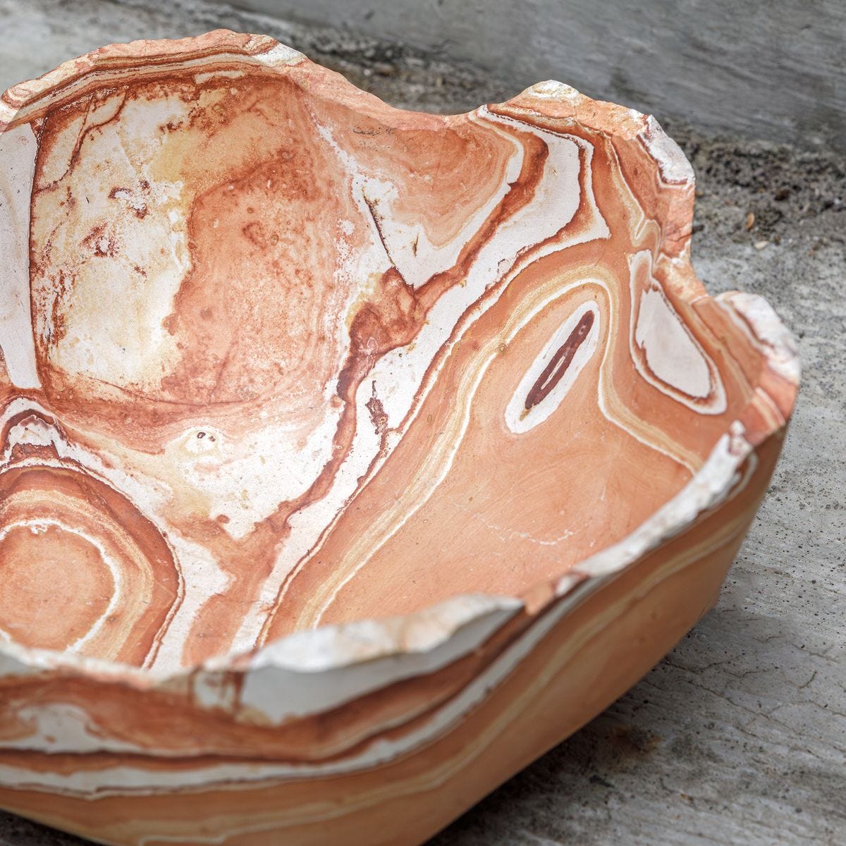 Sahara Bloom Indoor-Outdoor Bowl - elegant decorative bowl for a unique centerpiece in any room | Image 5 | InSTYLE Home & Rugs