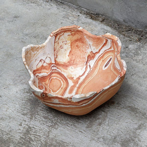 Sahara Bloom Indoor-Outdoor Bowl - elegant decorative bowl for a unique centerpiece in any room | Image 3 | InSTYLE Home & Rugs