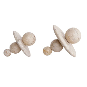 Quarried Stone Indoor-Outdoor Sculptures, S/2 - modern accessories for a personalized living space | Image 3 | InSTYLE Home & Rugs