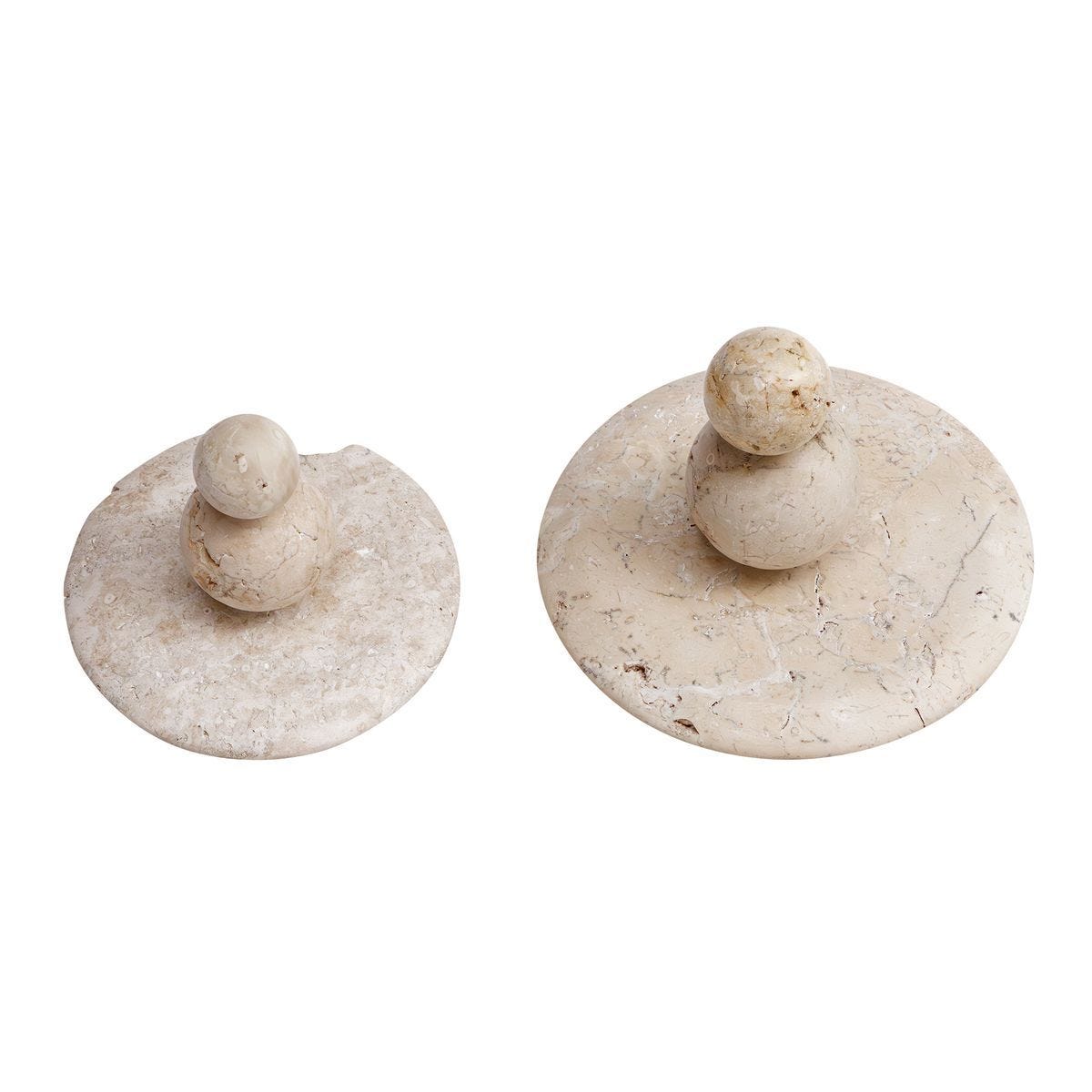 Quarried Stone Indoor-Outdoor Sculptures, S/2 - modern accessories for a personalized living space | Image 4 | InSTYLE Home & Rugs