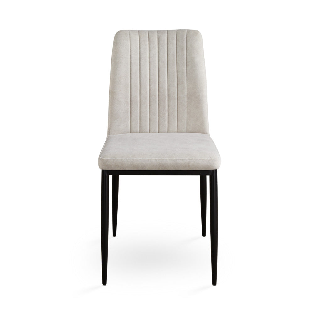 NEW SLAY Dining Chair GY-DC-2401N Beige fabric - elegant seating for dining areas | Image 1 | InSTYLE Home & Rugs