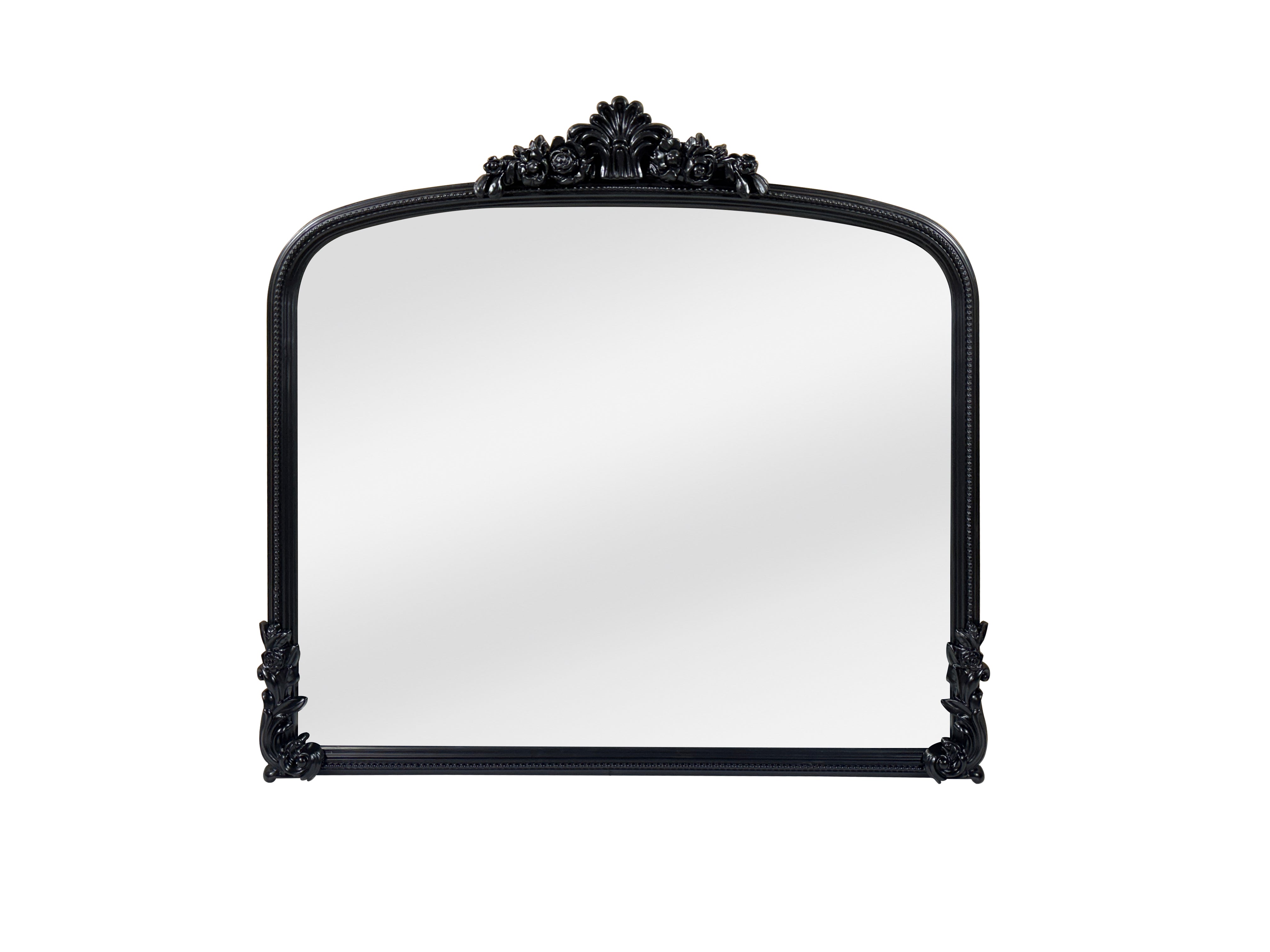 Eleanor Wall Mirror: Matte Black Frame - elegant and functional accent pieces for any room | Image 2 | InSTYLE Home & Rugs
