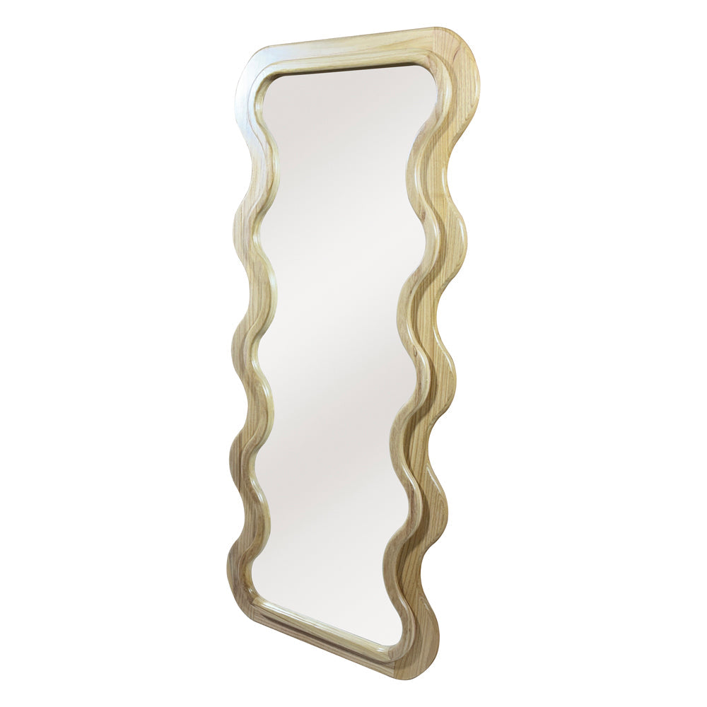 Marlon Floor Mirror: Natural Color - available in various shapes, sizes, and frame styles | Image 3 | InSTYLE Home & Rugs