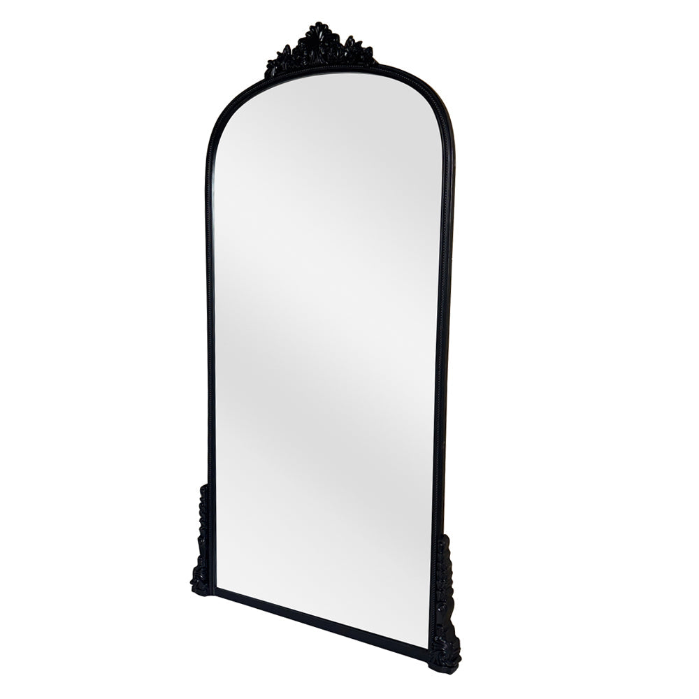 Lorraine Floor Mirror-Matte Black Frame - elegant and functional accent pieces for any room | Image 4 | InSTYLE Home & Rugs