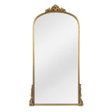 Lorraine Floor Mirror: Country Gold Frame - perfect for enhancing light and creating a sense of space | Image 2 | InSTYLE Home & Rugs
