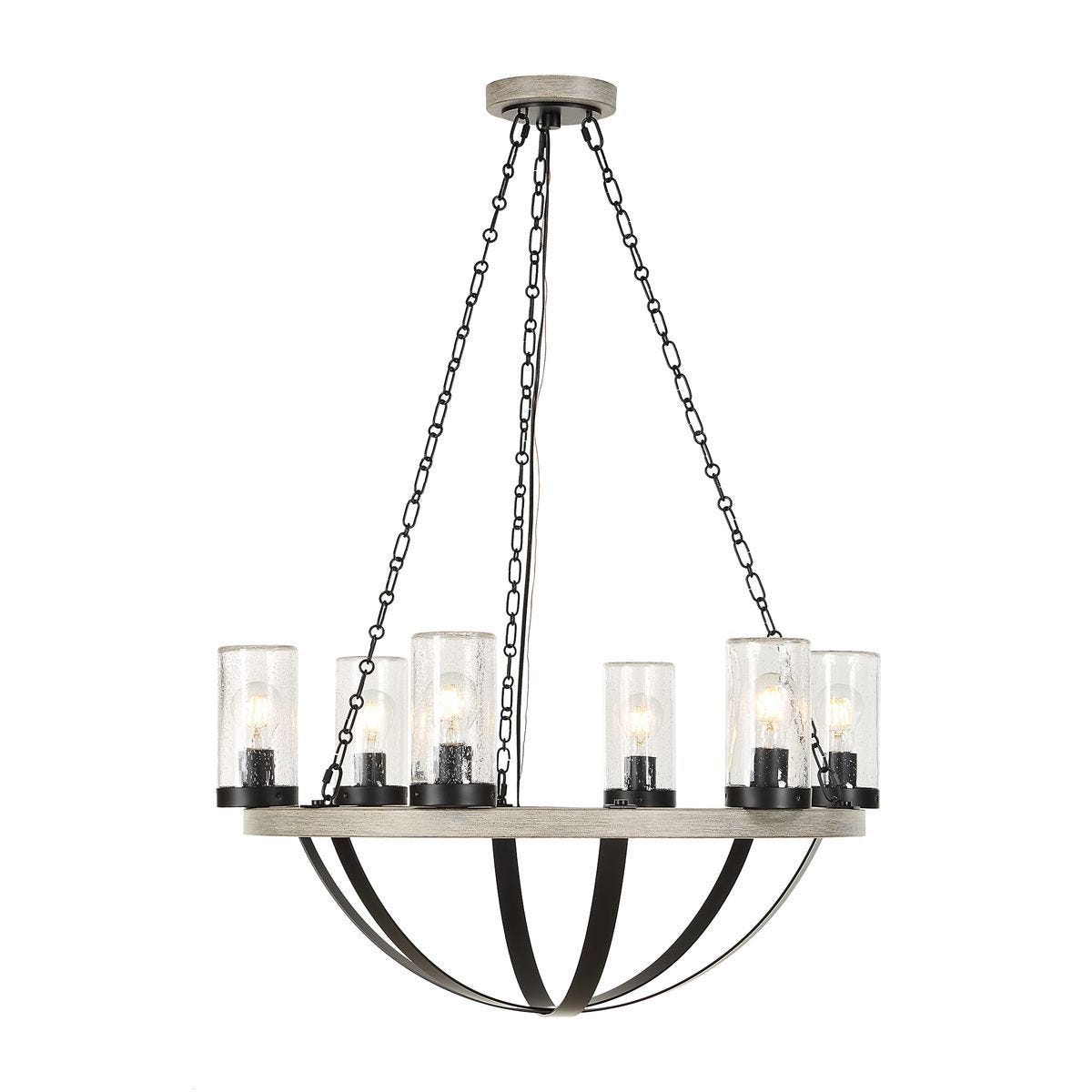 Edgecomb, 6 Lt Indoor-Outdoor Chandelier - stylish lighting for any room | Image 4 | InSTYLE Home & Rugs