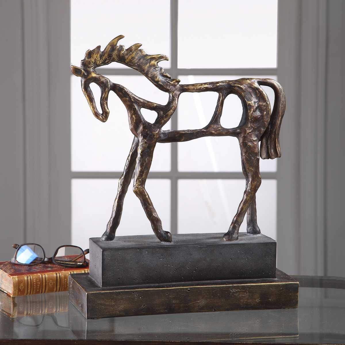 Titan Horse Sculpture - decor accents and accessories for every room | Image 4 | InSTYLE Home & Rugs