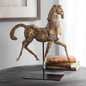 Caballo Dorado Sculpture - modern accessories for a personalized living space | Image 6 | InSTYLE Home & Rugs