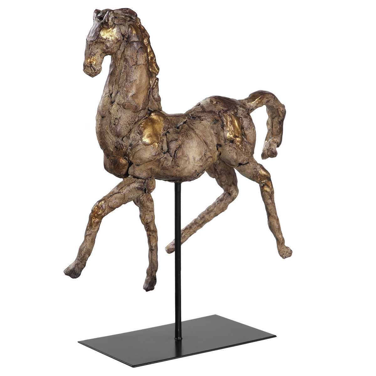 Caballo Dorado Sculpture - modern accessories for a personalized living space | Image 7 | InSTYLE Home & Rugs