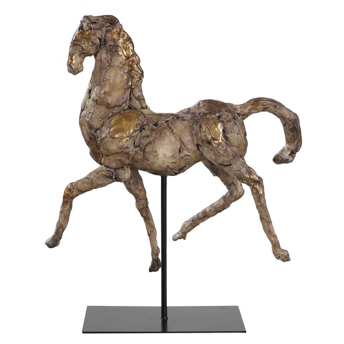 Caballo Dorado Sculpture - modern accessories for a personalized living space | Image 3 | InSTYLE Home & Rugs