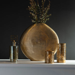 Gretchen Vase, Gold - elegant vase for adding a touch of style to any room | Image 1 | InSTYLE Home & Rugs