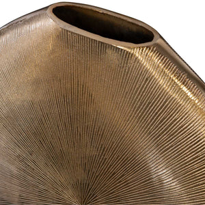 Gretchen Vase, Gold - elegant vase for adding a touch of style to any room | Image 4 | InSTYLE Home & Rugs