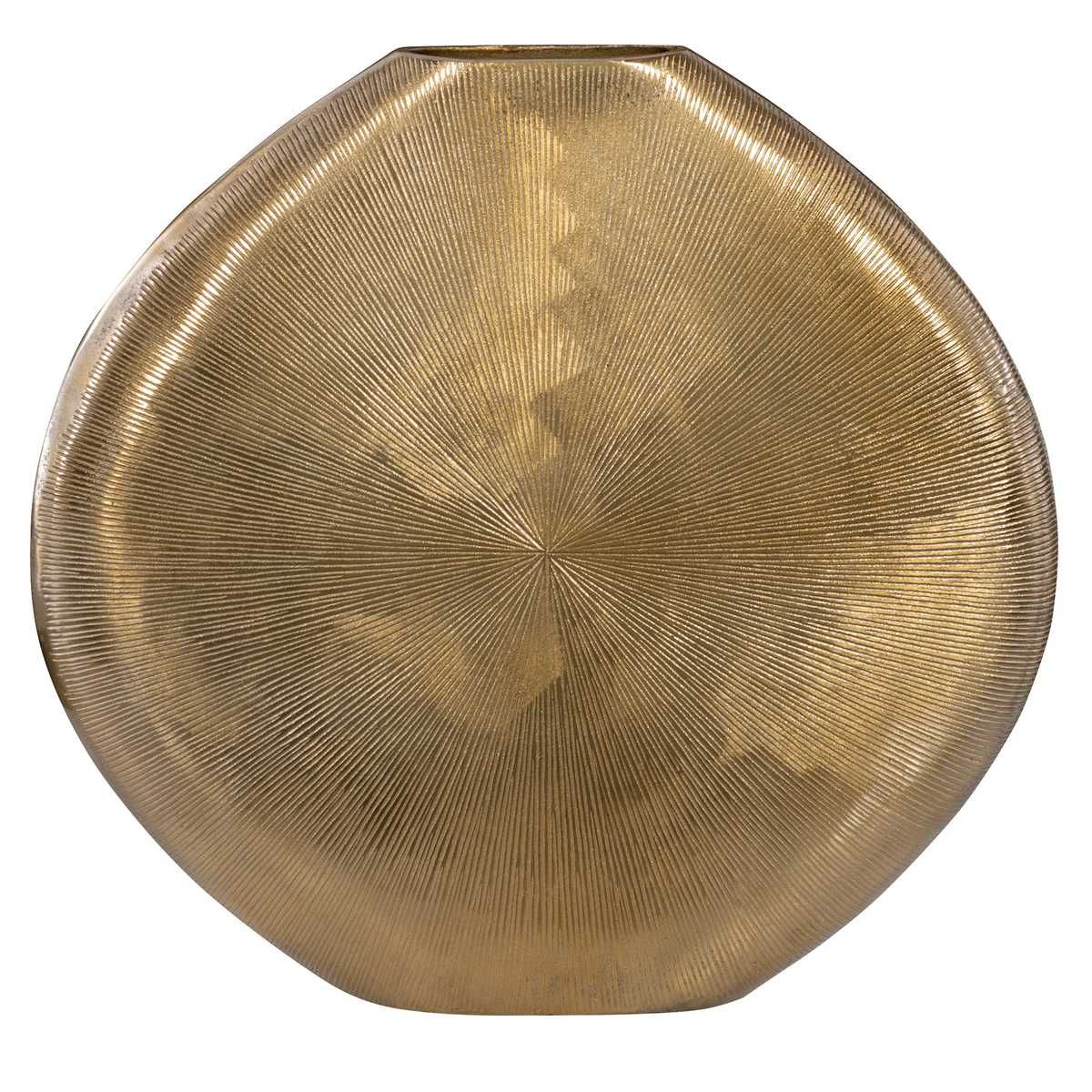 Gretchen Vase, Gold - elegant vase for adding a touch of style to any room | Image 3 | InSTYLE Home & Rugs