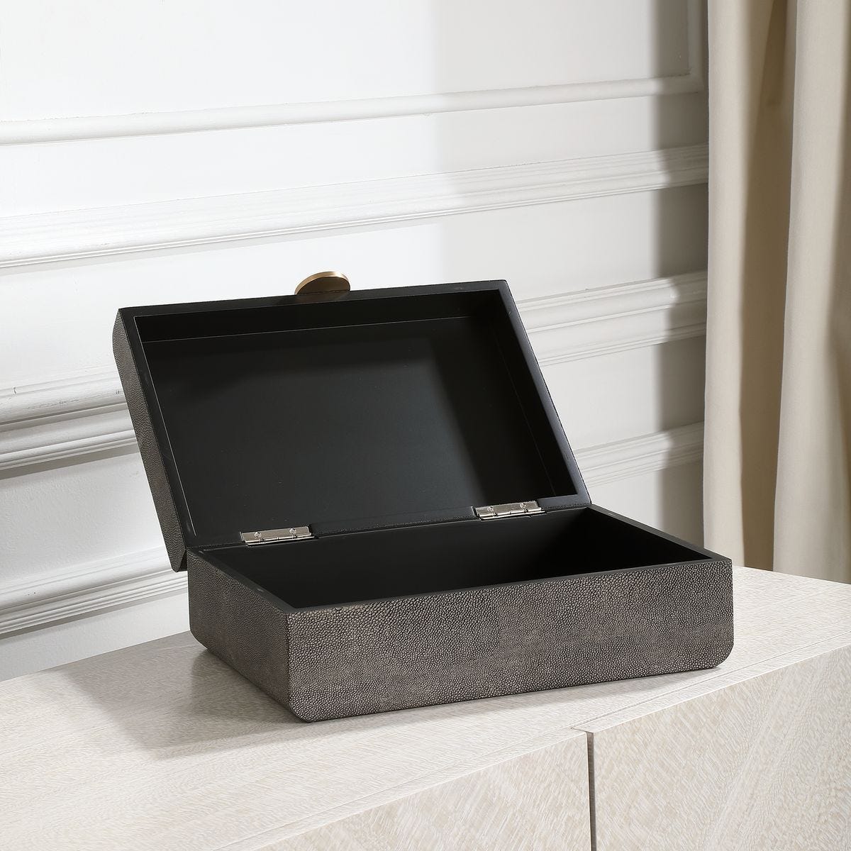Lalique Box, Gray - stylish home accessories to complete your decor | Image 7 | InSTYLE Home & Rugs