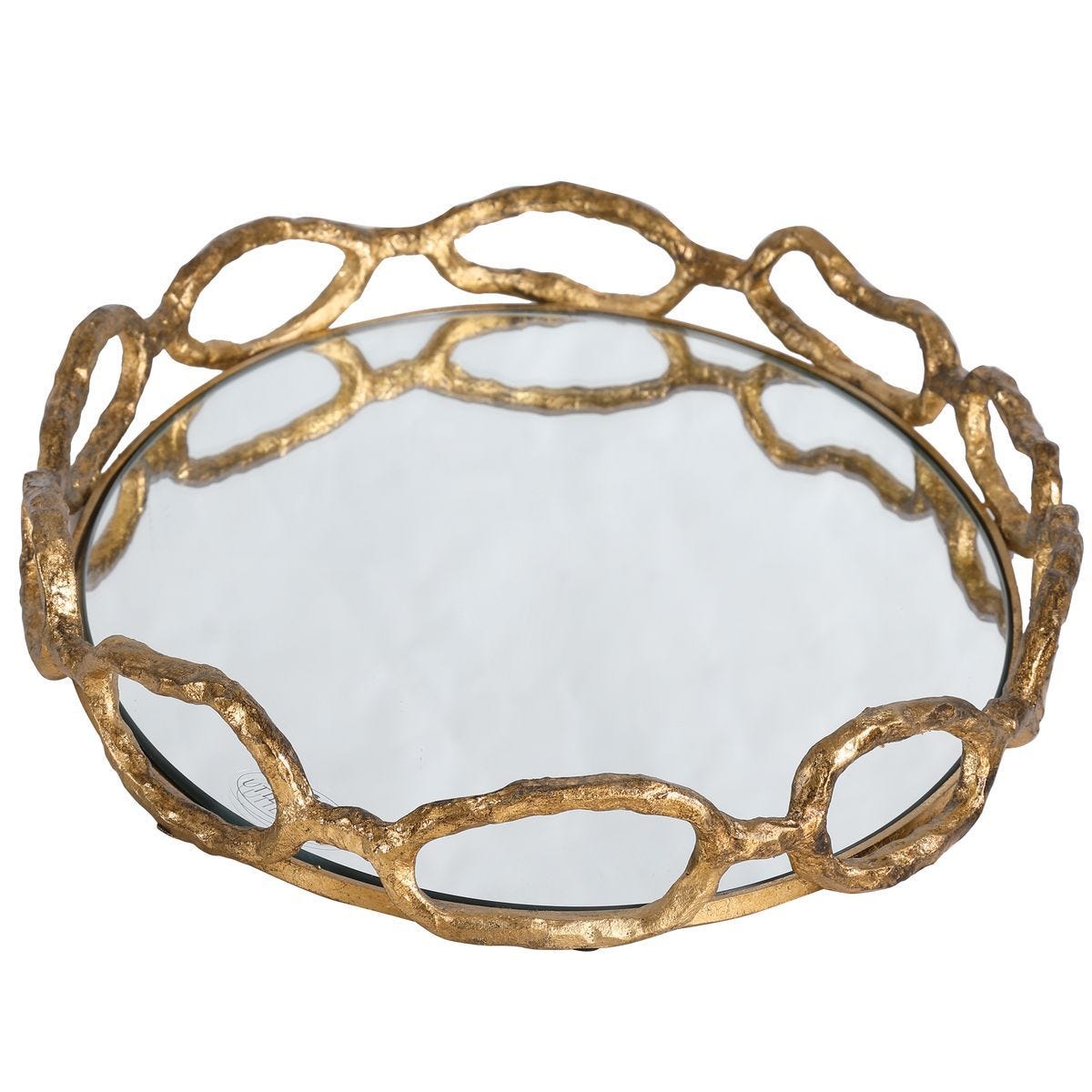 Cable Chain Tray, Gold - available in various shapes, sizes, and materials | Image 4 | InSTYLE Home & Rugs