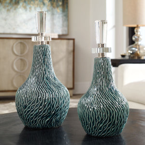 Almera Bottles, S/2 - decor accents and accessories for every room | Image 4 | InSTYLE Home & Rugs