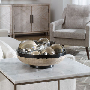 Rastia Bowl - elegant decorative bowl for a unique centerpiece in any room | Image 1 | InSTYLE Home & Rugs