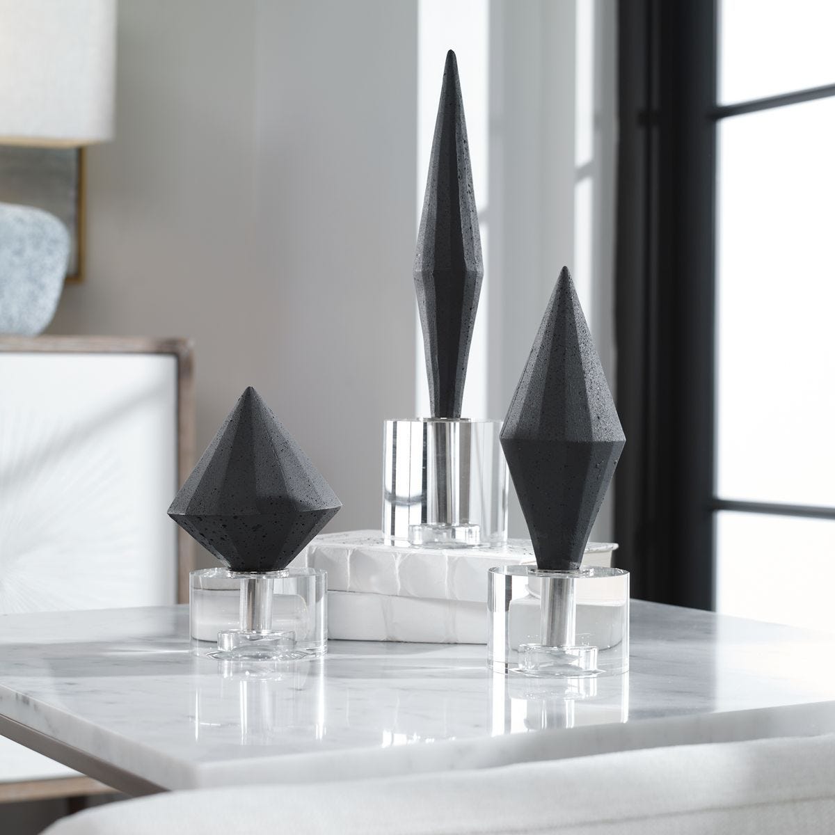 Alize, Black, S/3 - decor accents and accessories for every room | Image 5 | InSTYLE Home & Rugs