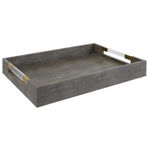 Wessex Tray, Gray - stylish tray to organize and display your favorite items | Image 3 | InSTYLE Home & Rugs