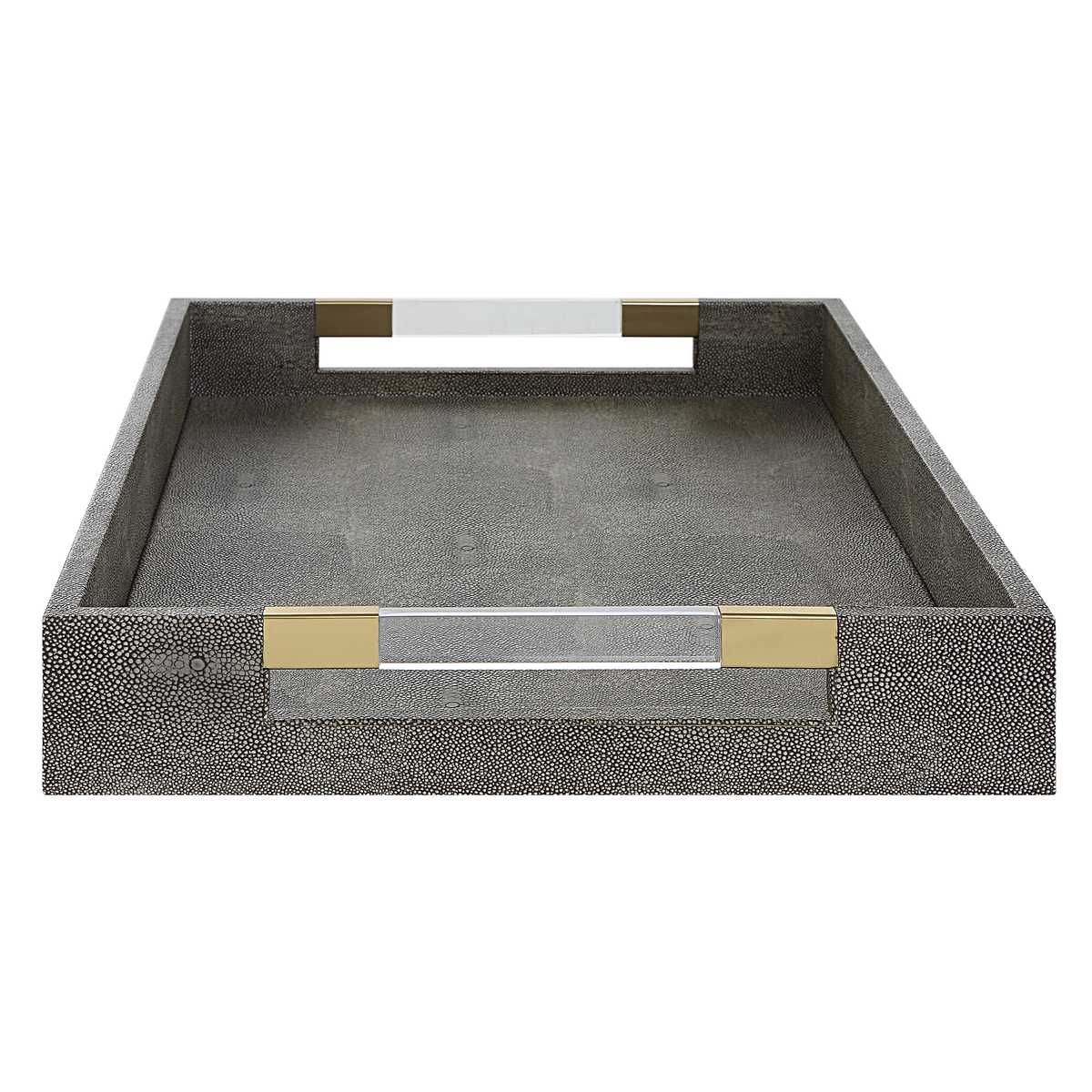 Wessex Tray, Gray - stylish tray to organize and display your favorite items | Image 4 | InSTYLE Home & Rugs