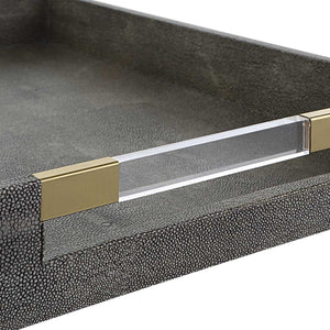 Wessex Tray, Gray - stylish tray to organize and display your favorite items | Image 7 | InSTYLE Home & Rugs