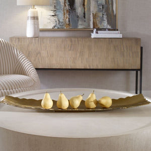 Camilla Tray, Gold - perfect for serving or as a decorative centerpiece | Image 6 | InSTYLE Home & Rugs