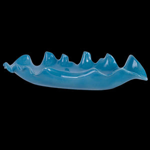 Ruffled Feathers Bowl, Blue - stylish decorative bowl to enhance your home decor | Image 3 | InSTYLE Home & Rugs