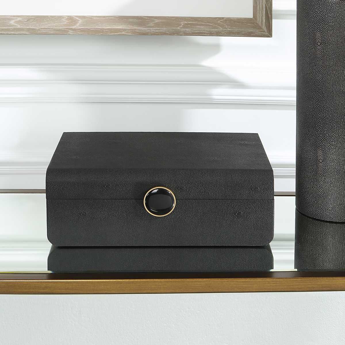 Lalique Box, Black - modern accessories for a personalized living space | Image 1 | InSTYLE Home & Rugs