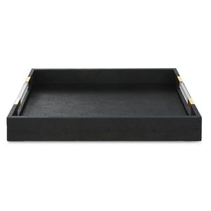 Wessex Tray, Black - stylish tray to organize and display your favorite items | Image 2 | InSTYLE Home & Rugs