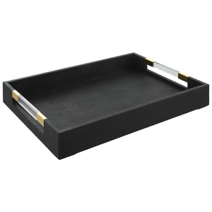 Wessex Tray, Black - stylish tray to organize and display your favorite items | Image 3 | InSTYLE Home & Rugs