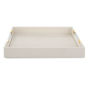 Wessex Tray, White - available in various shapes, sizes, and materials | Image 2 | InSTYLE Home & Rugs