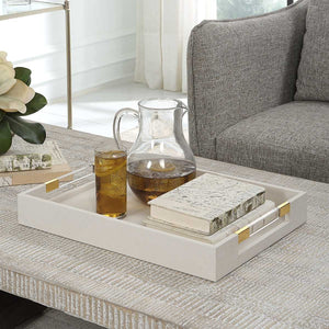 Wessex Tray, White - available in various shapes, sizes, and materials | Image 8 | InSTYLE Home & Rugs