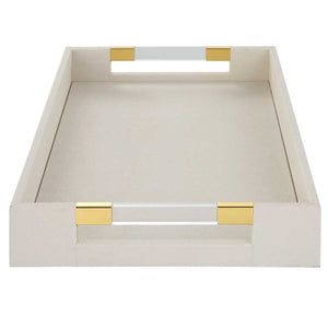 Wessex Tray, White - available in various shapes, sizes, and materials | Image 4 | InSTYLE Home & Rugs