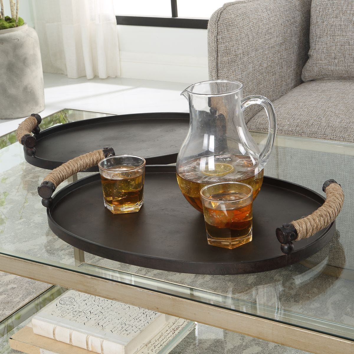 Viggo Trays, S/2 - decor accents and accessories for every room | Image 6 | InSTYLE Home & Rugs