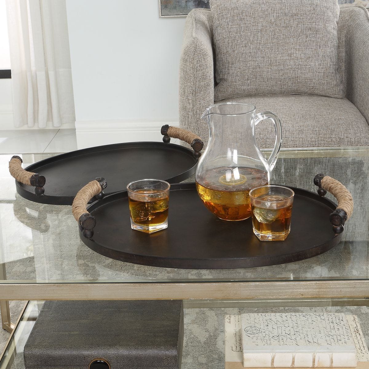 Viggo Trays, S/2 - decor accents and accessories for every room | Image 1 | InSTYLE Home & Rugs