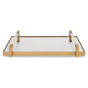 Deki Tray, Gold - stylish tray to organize and display your favorite items | Image 2 | InSTYLE Home & Rugs