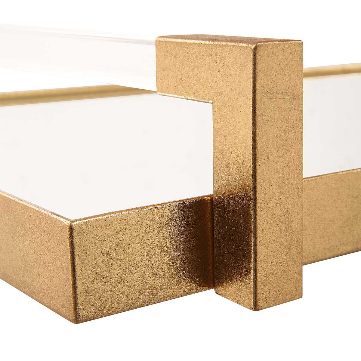 Deki Tray, Gold - stylish tray to organize and display your favorite items | Image 5 | InSTYLE Home & Rugs