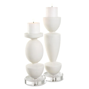 Lido Candleholders, S/2 - stylish home accessories to complete your decor | Image 2 | InSTYLE Home & Rugs