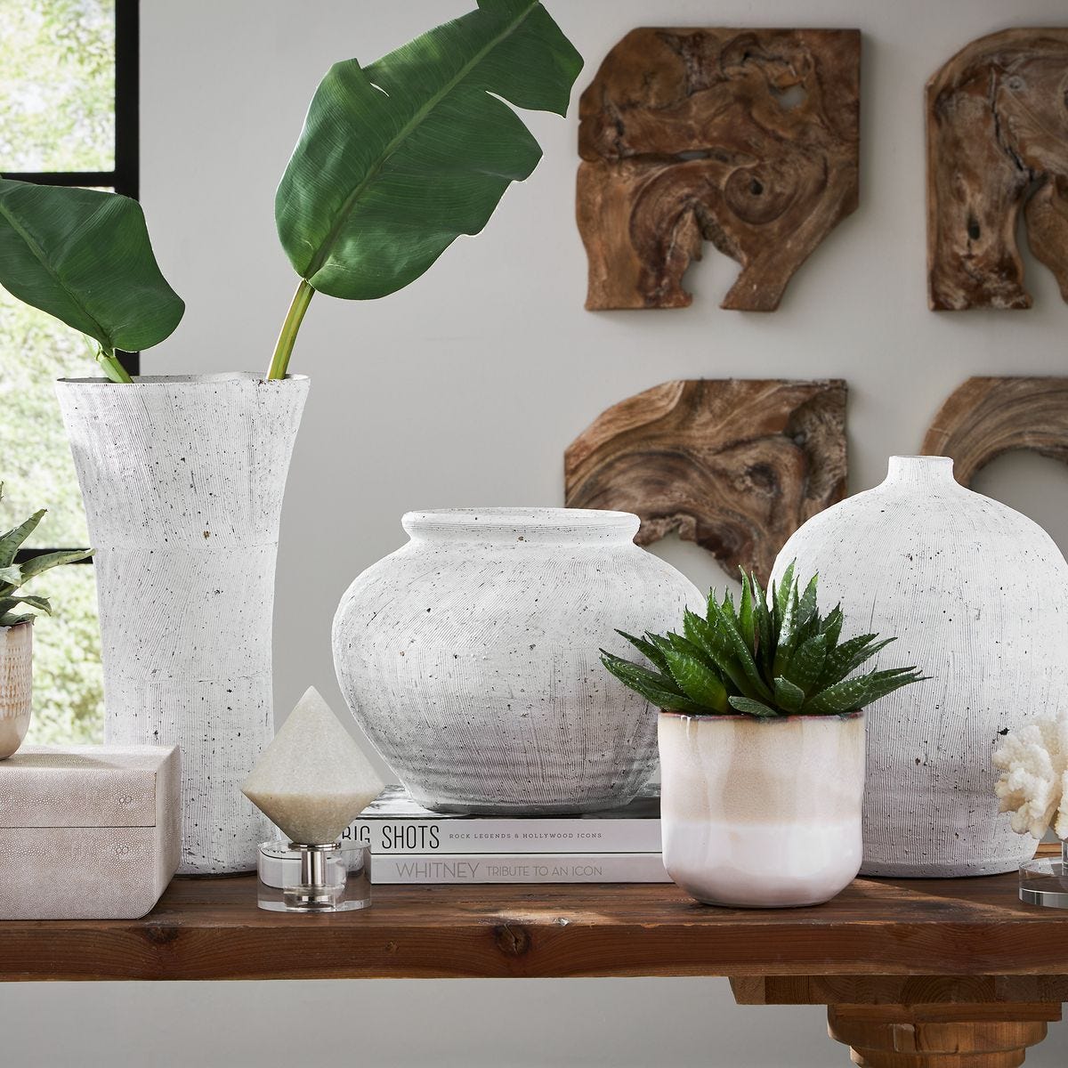 Floreana Vase, Round - modern vase with sleek design for floral arrangements | Image 6 | InSTYLE Home & Rugs