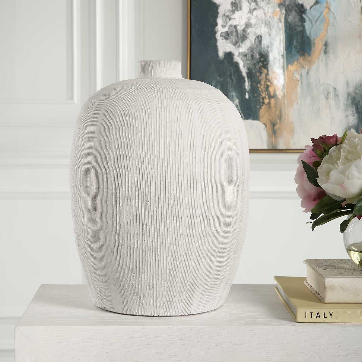 Floreana Vase, Medium - elegant vase for adding a touch of style to any room | Image 3 | InSTYLE Home & Rugs